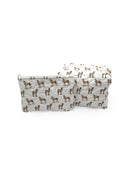 Donkey Icon Brown Makeup Bag