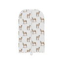 Donkey Icon Brown Quilted Garment Bag