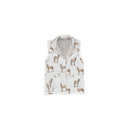 Donkey Icon Brown Quilted Ruby Vest