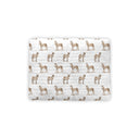 Donkey Icon Brown Quilted Pet Bed