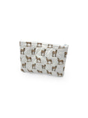 Donkey Icon Brown Makeup Bag