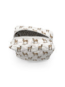 Donkey Icon Brown Makeup Bag