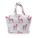 Donkey Icon Fuchsia Quilted Handbag
