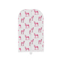 Donkey Icon Fuchsia Quilted Garment Bag