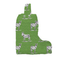 Donkey Icon Green Quilted Boot Bag