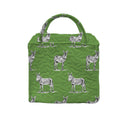 Donkey Icon Green Quilted Handbag