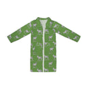 Donkey Icon Green Quilted Duster