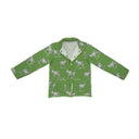 Donkey Icon Green Quilted Snap Jacket