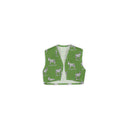 Donkey Icon Green Quilted Tara Vest