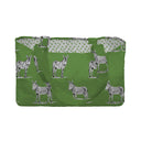 Donkey Icon Green Quilted Tote