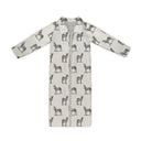 Donkey Icon Linen / Black Quilted Maxi Coat *Web Exclusive*