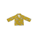Donkey Icon Mustard Youth Quilted Snap Jacket