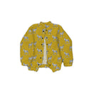 Donkey Icon Mustard Quilted Bomber Jacket *Web Exclusive*