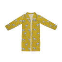 Donkey Icon Mustard Quilted Duster