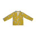 Donkey Icon Mustard Quilted Jacket