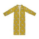 Donkey Icon Mustard Quilted Maxi Coat *Web Exclusive*