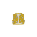 Donkey Icon Mustard Quilted Tara Vest