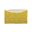 Donkey Icon Mustard Quilted Makeup Bag