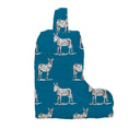 Donkey Icon Peacock Quilted Boot Bag