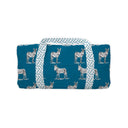 Donkey Icon Peacock Quilted Weekender Duffle Bag