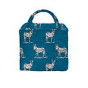 Donkey Icon Peacock Quilted Handbag