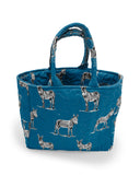 Donkey Icon Peacock Quilted Handbag