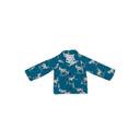 Donkey Icon Peacock Youth Quilted Snap Jacket