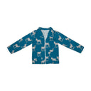 Donkey Icon Peacock Quilted Jacket