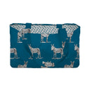 Donkey Icon Peacock Quilted Tote