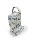 Donkey Toile Blue Quilted Boot Bag