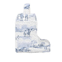 Donkey Toile Blue Quilted Boot Bag