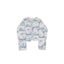 Donkey Toile Blue Cropped Quilted Jacket