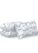 Donkey Toile Blue Quilt