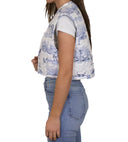 Donkey Toile Blue Quilted Tara Vest