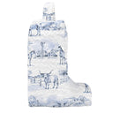 Donkey Toile Blue Quilted Boot Bag