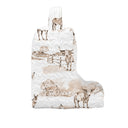 Donkey Toile Brown Quilted Boot Bag