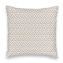 Donkey Toile Brown Quilted 20" Pillow