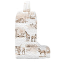 Donkey Toile Brown Quilted Boot Bag