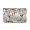 Donkey Toile Brown Quilted Tote