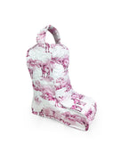 Donkey Toile Fuchsia Quilted Boot Bag