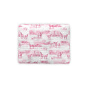 Donkey Toile Fuchsia Quilted Pet Bed