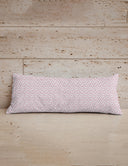 Donkey Toile Fuchsia Quilted Oblong 14"x33" Pillow
