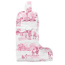 Donkey Toile Fuchsia Quilted Boot Bag