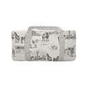 Donkey Toile Linen/Black Weekender Duffle Bag