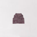 Donkey Toile Purple Quilted Cate Vest