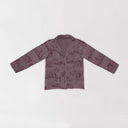 Donkey Toile Purple Quilted Snap Jacket *Web Exclusive*