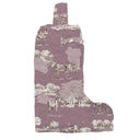 Donkey Toile Linen/Purple Quilted Boot Bag