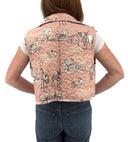 Donkey Toile Rose Quilted Cate Vest