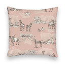 Donkey Toile Rose Quilt