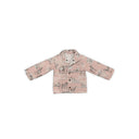 Donkey Toile Rose Youth Quilted Snap Jacket